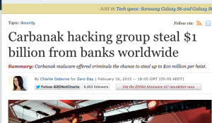 1 billion Carbanak hack